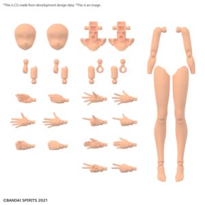 30MS Kit di Montaggio Opzioni Parti del Corpo Braccia e Gambe Color Carne Bandai