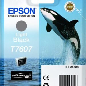 Cartuccia Originale Nero Chiaro (T7607)
