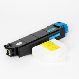 Cartuccia Toner Compatibile Ciano + Vaschetta Recupero (TK-5140C)