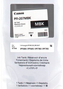 Cartuccia Originale Nero Opaco (PFI-207MBK)