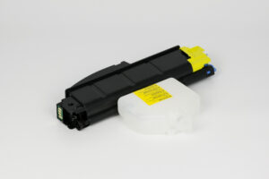 Cartuccia Toner Compatibile Giallo + Vaschetta Recupero (TK-5160Y)