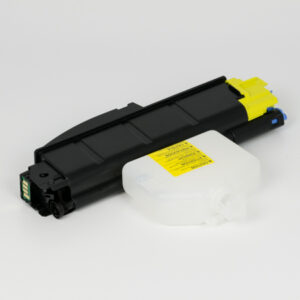 Cartuccia Toner Compatibile Giallo + Vaschetta Recupero (TK-5160Y)