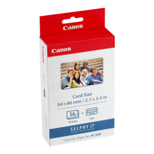 Kit Cartucce C/M/Y + Carta Foto (36 fogli 54x86mm) Originale