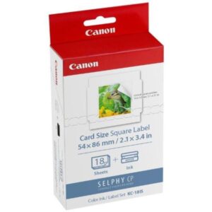 Kit Cartucce C/M/Y + Carta Foto (18 fogli 54x86mm) Originale