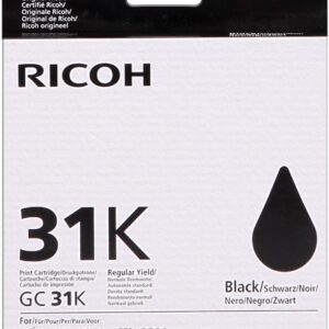 Cartuccia Gel Originale Nero 405688, GC-31K RICOH