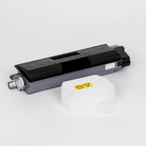 Cartuccia Toner Compatibile Nero + Vaschetta Recupero (TK-580K)