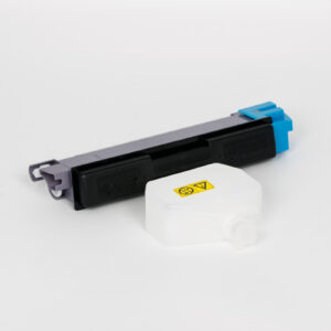 Cartuccia Toner Compatibile Ciano + Vaschetta Recupero (TK-580C)