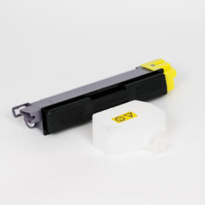 Cartuccia Toner Compatibile Giallo + Vaschetta Recupero (TK-580Y)