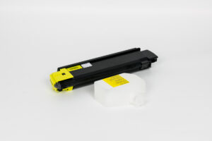 Cartuccia Toner Compatibile Giallo + Vaschetta Recupero (TK-590Y)