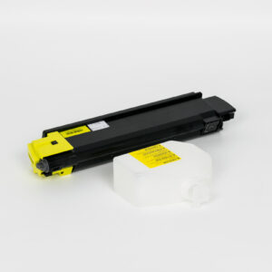Cartuccia Toner Compatibile Giallo + Vaschetta Recupero (TK-590Y)