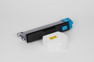 Cartuccia Toner Compatibile Ciano + Vaschetta Recupero 4472110011, 4472110111 TRIUMPH ADLER