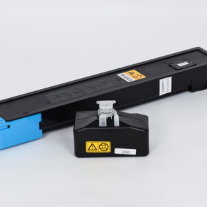 Cartuccia Toner Compatibile Ciano + Vaschetta Recupero (TK-8325C)