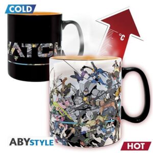 Abymug924 - Overwatch - Tazza Heat Change 460ml - Heros Gadget