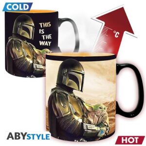 Abymug969 - Star Wars: The Mandalorian - Tazza Heat Change 460ml - Mando Gadget