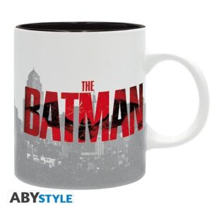 Abymuga089 - Dc Comics - Tazza 320ml - The Batman Red Silhouette Gadget