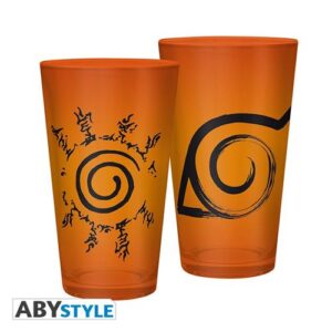 Abyver137 - Naruto Shippuden - Bicchiere 400ml Konoha & Seal Gadget