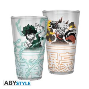 Abyver152 - My Hero Academia - Bicchiere 400ml Izuku & Bakugo Gadget