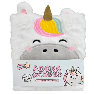 Adoracorns Unicorn A5 Peluche Agenda Puckator