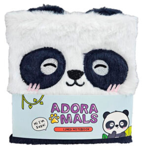 Adoramals Panda Bear A5 Peluche Agenda Puckator