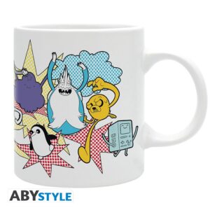 Adventure Time - Tazza - 320 Ml - Halftone Characters - Subli X