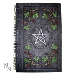 Agenda Resin Spiral Cover Wiccan Penta Agenda Nemesis Now