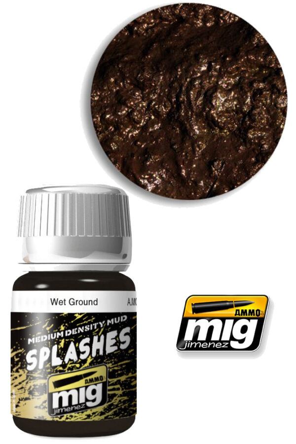 AMMO BY MIG JIMENEZ SPLASHES & MUD TEXTURE WET GROUND 1755 COLORI