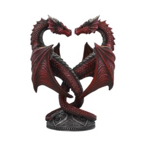 Anne Stokes Candle Holder Dragon Heart Valentine's Edition 23 Cm Nemesis Now