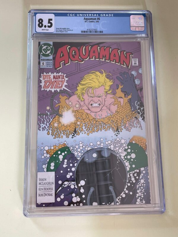 Aquaman Fumetto DC Comics 1992 Volume 6 con Box Edizione Limitata