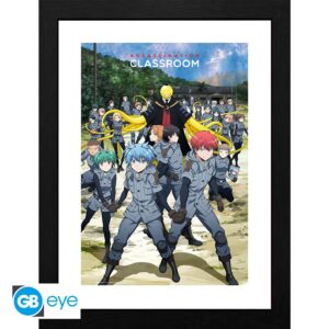 ASSASSINATION CLASSROOM - Framed print "3-E Class" (30x40)