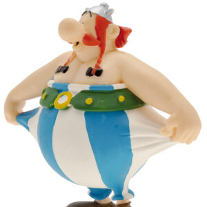 Asterix: Obelix Che Si Tiene I Pantaloni Mini Figure Plastoy