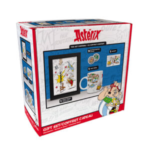Asterix - Tazza + Magnet + Kraft Frame + Button Badges*
