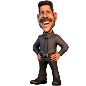 Atletico De Madrid Cholo Simeone Minix Figura 7cm Eleven Force