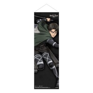 Attack On Titan Slim Wallscroll Levi 30 X 90 Cm POPbuddies