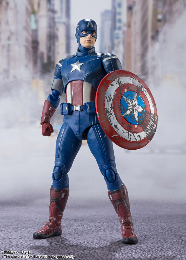 Avengers S.h. Figuarts Action Figure PVC Captain America 15 cm Bandai