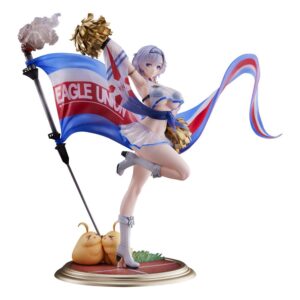 Azur Lane Statua 1/6 Lane Reno Biggest Little Cheerleader Edizione Limitata 31 Cm Golden Head