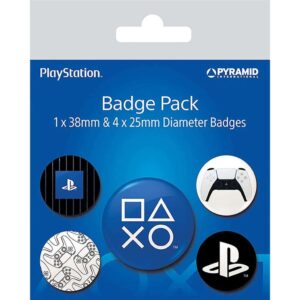 BADGE PACK PLAYSTATION SPILLA PYRAMID INTERNATIONAL