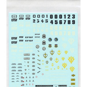 GUNDAM MASTER GRADE MG MODEL KIT DECAL 24 MULTI 0083 ACCESSORI BANDAI