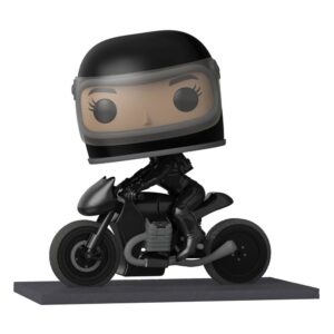 Batman Pop! Rides Deluxe Vinile Figura Selina On Motorcycle 15 Cm Funko