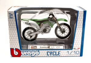 BBURAGO BU51045 KAWASAKI KX 450F 2010 1:18 Modellino