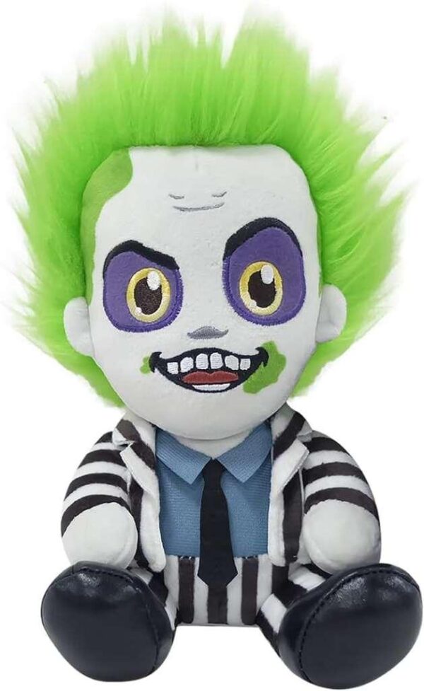 Beetlejuice Peluche Phunny Beetlejuice Sitting With Striped Outfit 19 Cm Kidrobot