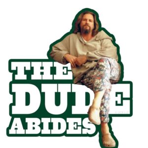 BIG LEBOWSKI DUDE ABIDES MAGNET MAGNETI AQUARIUS ENT
