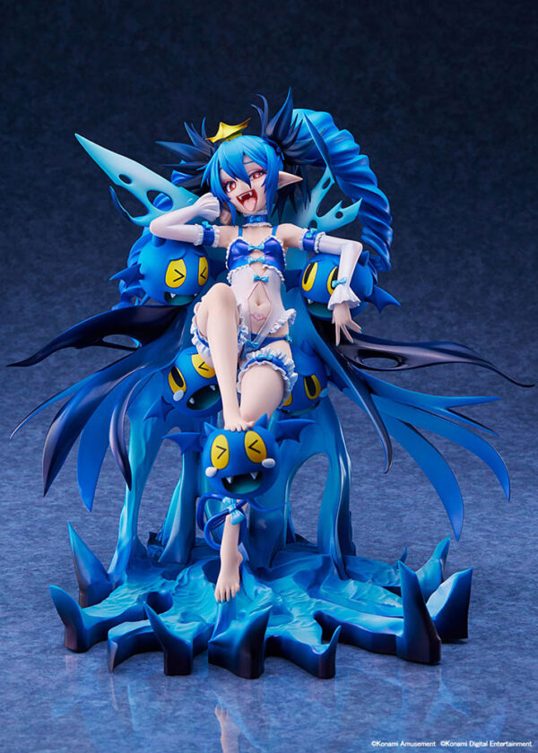 Bombergirl Pvc Statua 1/7 Aqua Lewysia Aquablue Vampire Negligee Ver. 25 Cm Amakuni