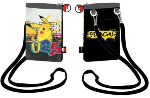 BORSA A TRACOLLA PER SMARTPHONE POKEMON PIKACHU -025 - ACCESSORI