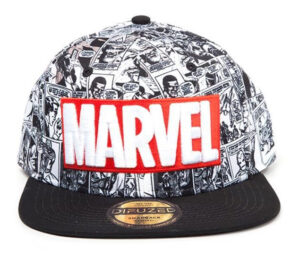 Cap Marvel Classic Red E White Logo Cappellini - Gadget