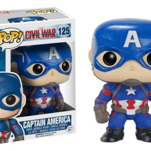 Captain America Civil War Pop! Vinile Bobble-head Captain America 10 Cm Funko