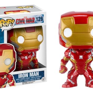 Captain America Civil War Pop! Vinile Bobble-head Iron Man 10 Cm Funko