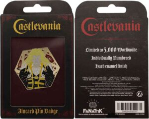 CASTLEVANIA ALUCARD LTD ED BADGE Spilla Fanattik