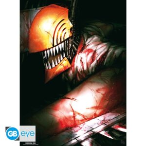 Chainsaw Man Poster Chibi 52 x 38 cm Gbeye
