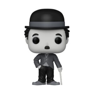 Charlie Chaplin Pop! Icons Vinile Figura 9 Cm Funko