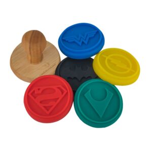 Cinereplicas Justice League Logo Cookie Stampini Set Stampo